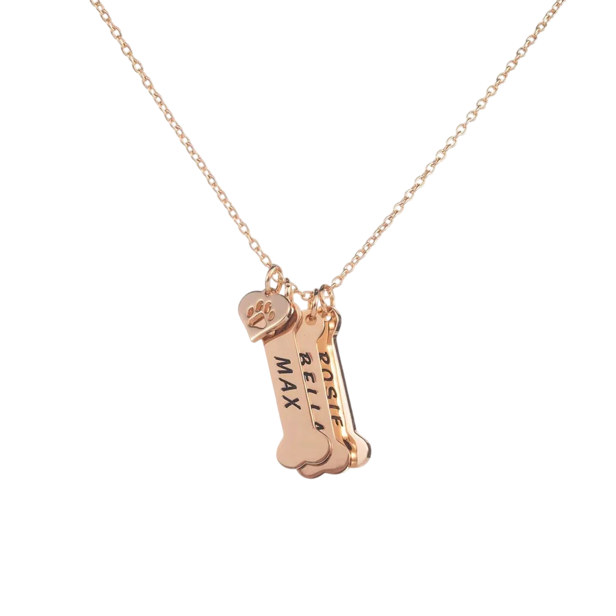 Personalized Bone Necklace
