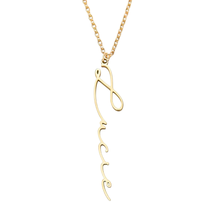 Signed necklace