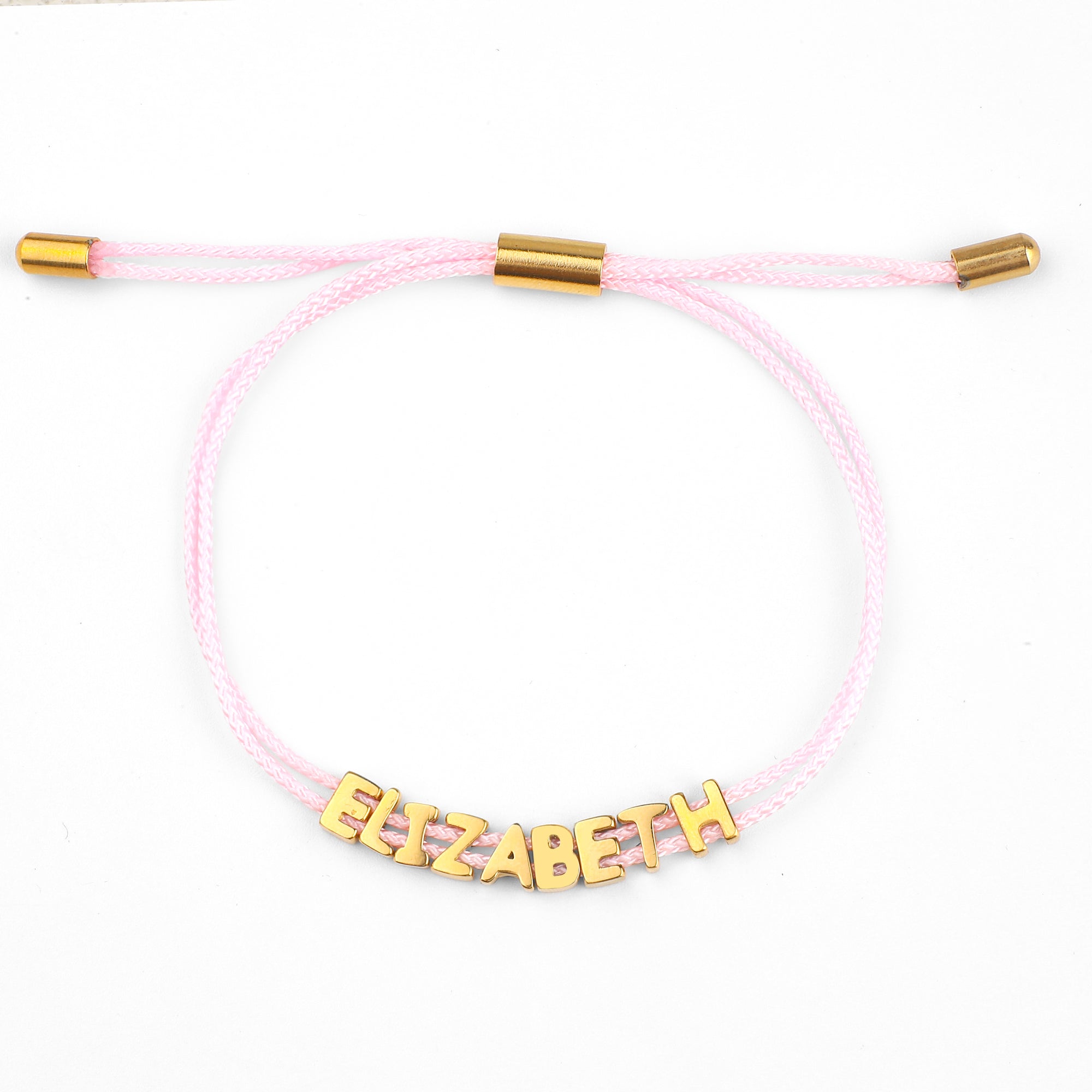Braccialetto personalizzato con nome regolabile