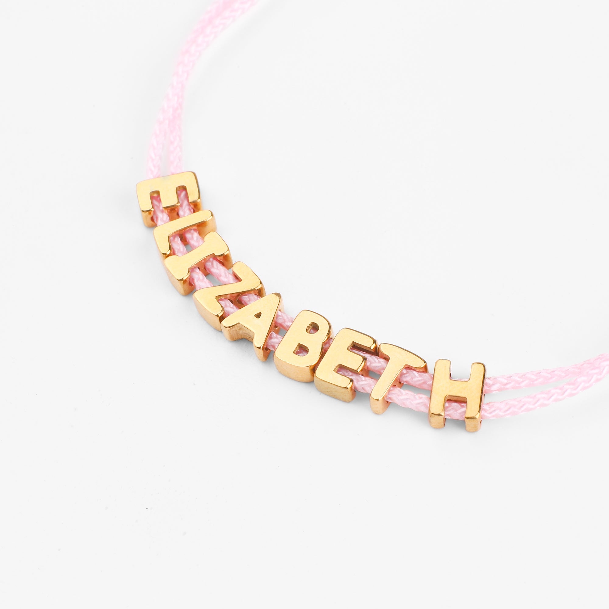 Braccialetto personalizzato con nome regolabile