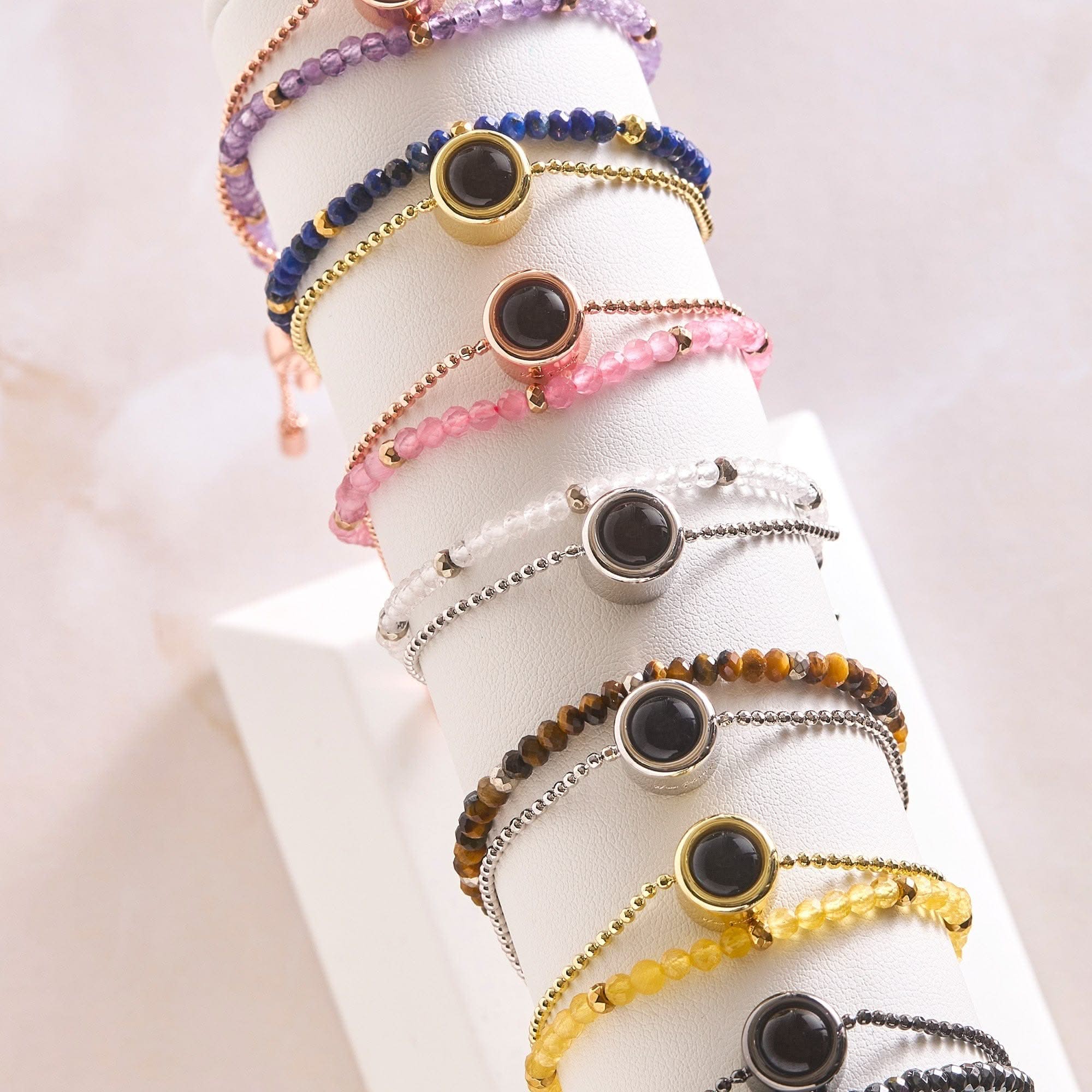 Personalized crystal bracelet
