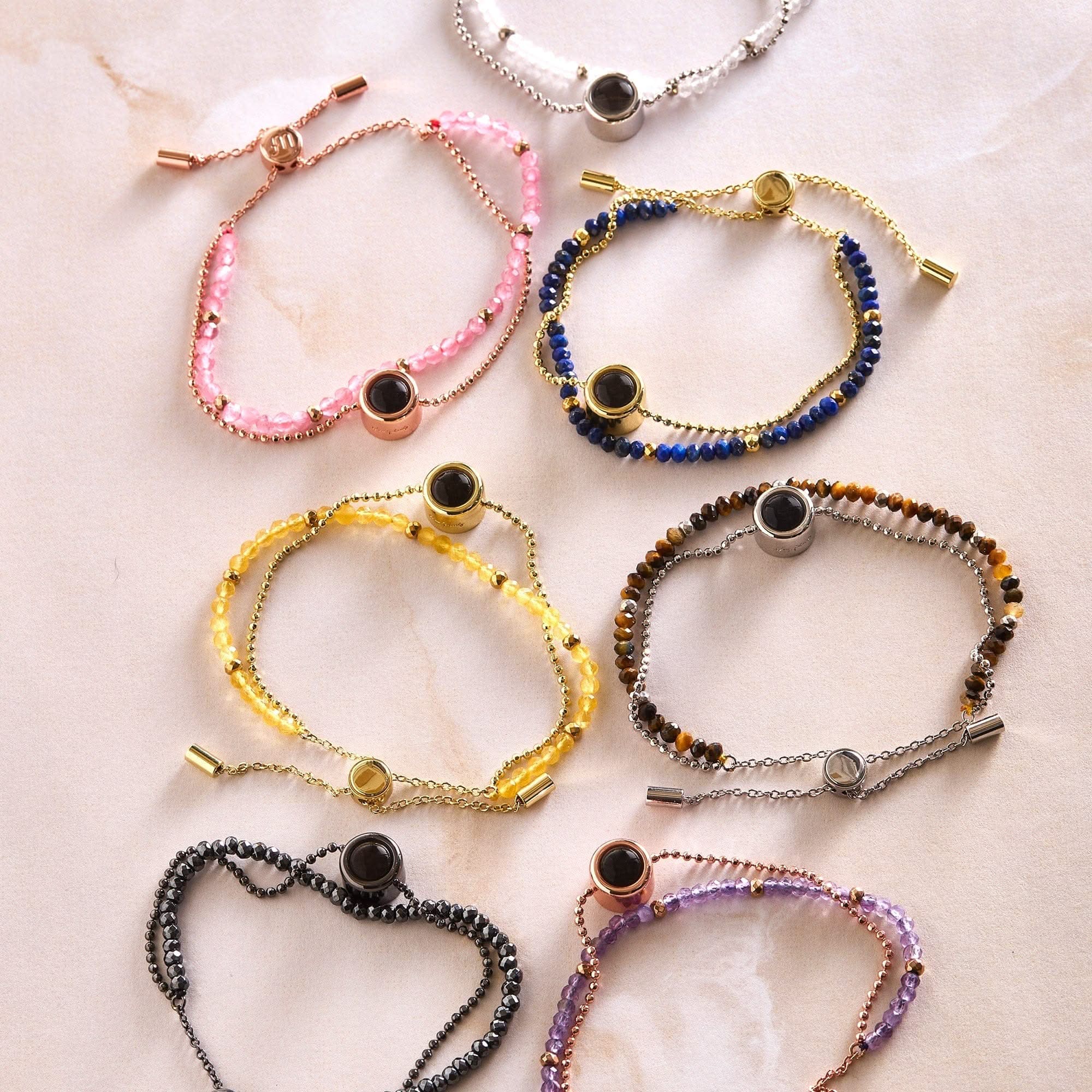 Personalized crystal bracelet