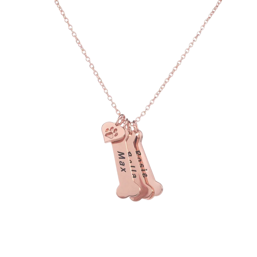 Personalized Bone Necklace