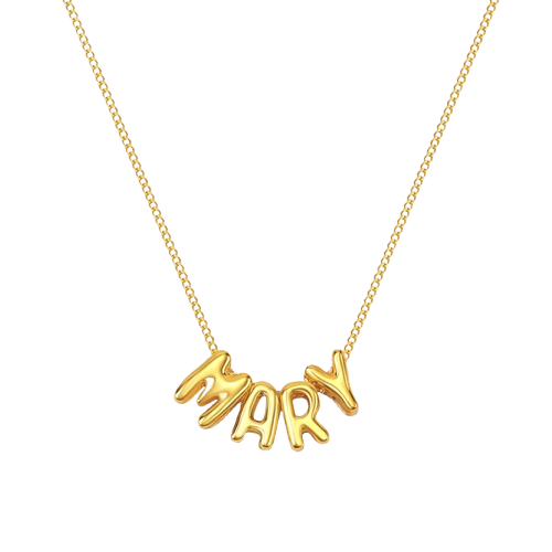 Bubble Name Necklace