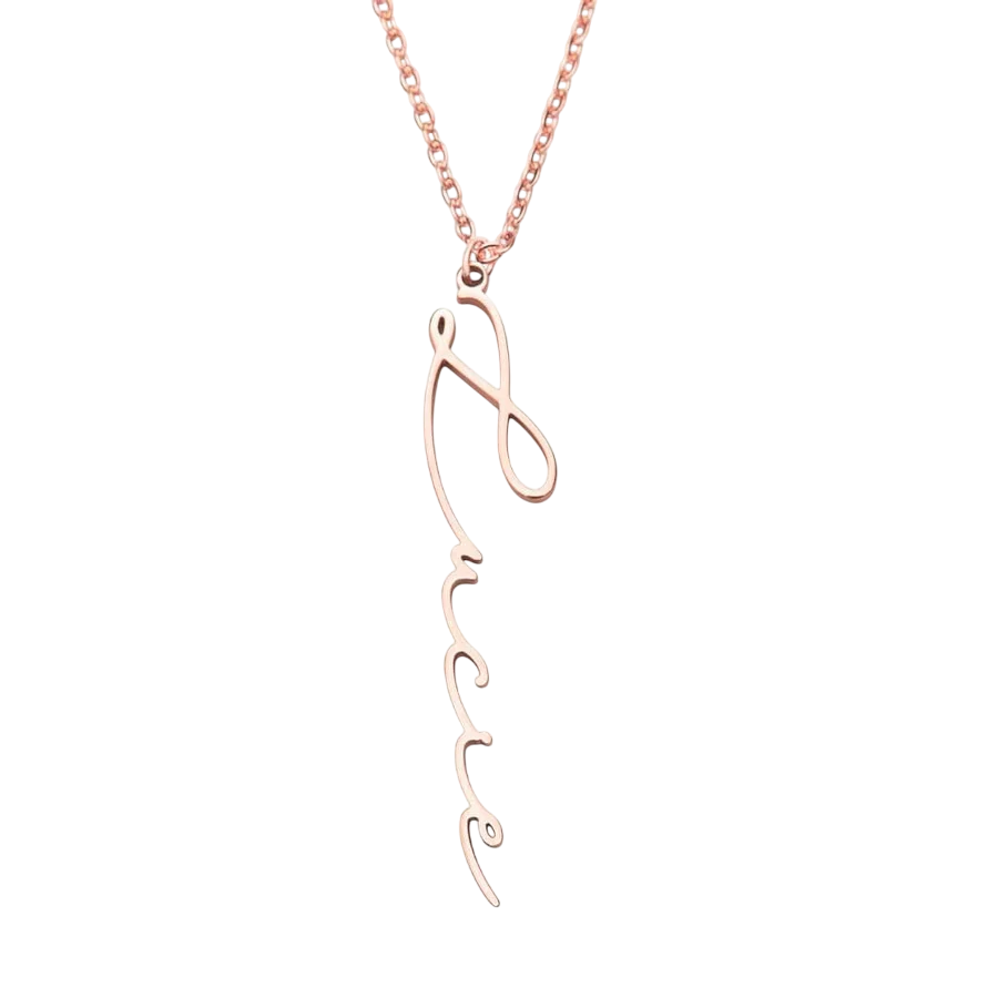 Signed necklace