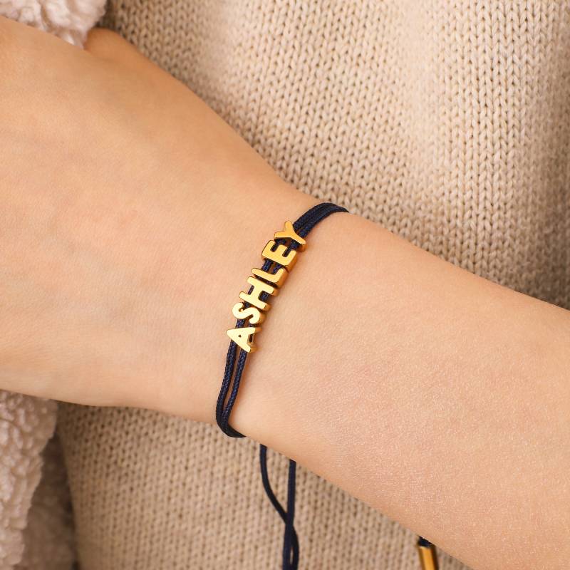 Braccialetto personalizzato con nome regolabile