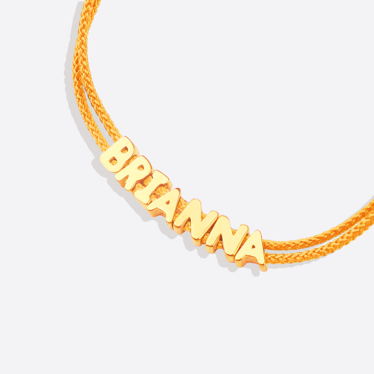 Braccialetto personalizzato con nome regolabile