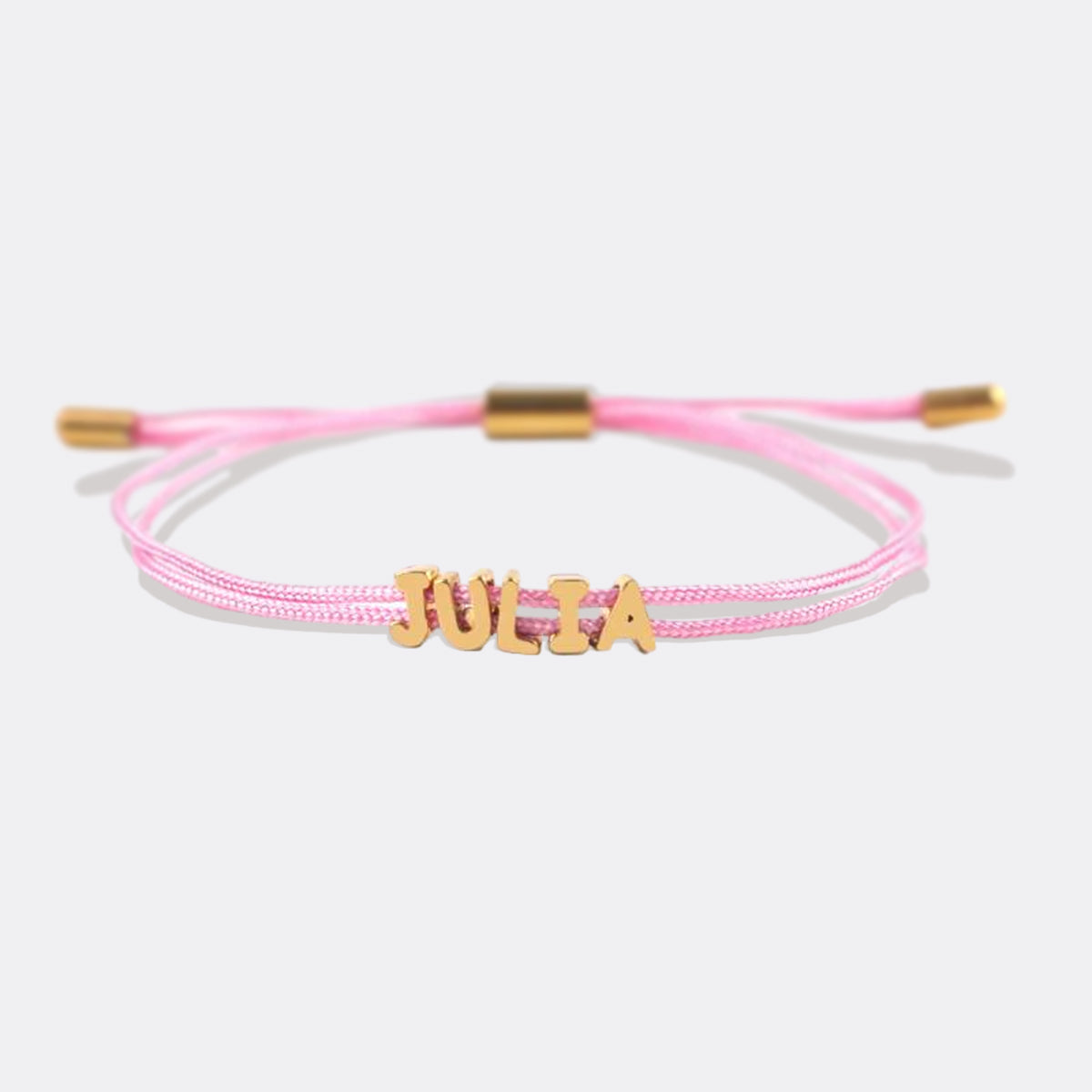 Braccialetto personalizzato con nome regolabile
