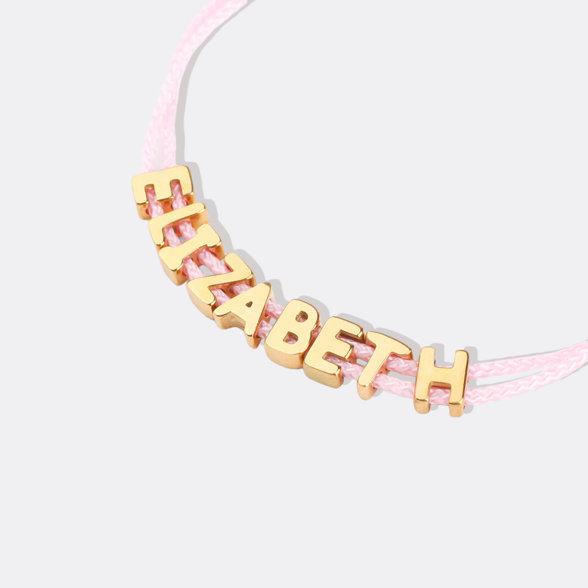 Braccialetto personalizzato con nome regolabile