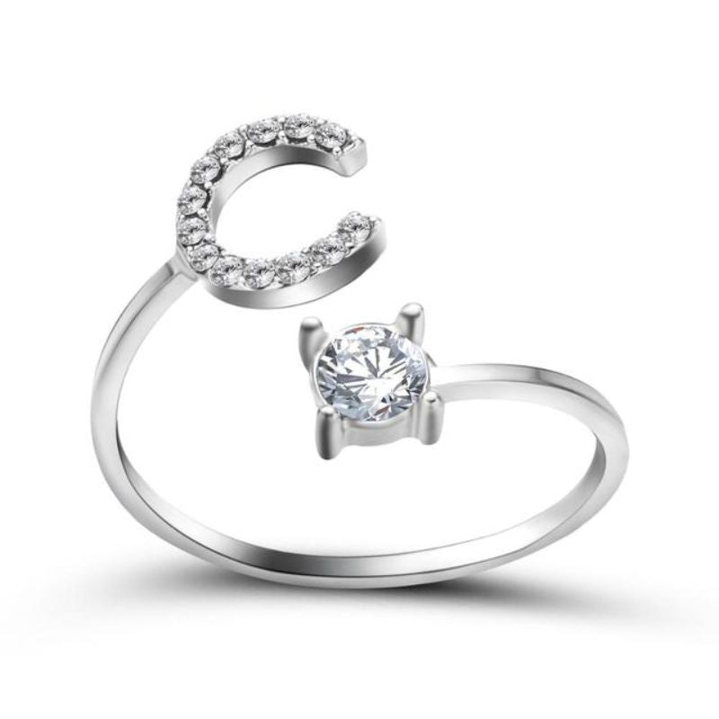 Our Rose Éternelle avec Bague Initiale