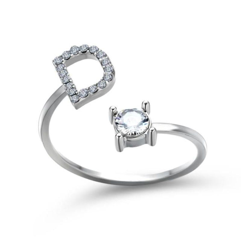 Our Rose Éternelle avec Bague Initiale
