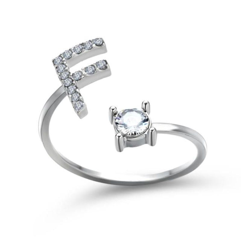 Our Rose Éternelle avec Bague Initiale
