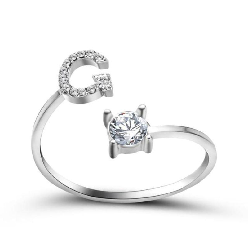 Our Rose Éternelle avec Bague Initiale