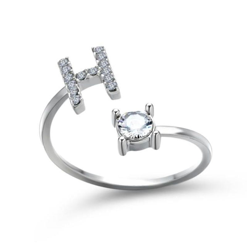 Our Rose Éternelle avec Bague Initiale
