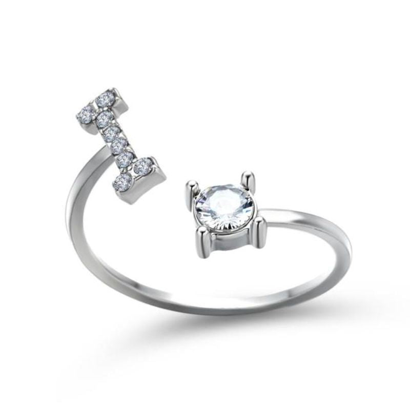 Our Rose Éternelle avec Bague Initiale