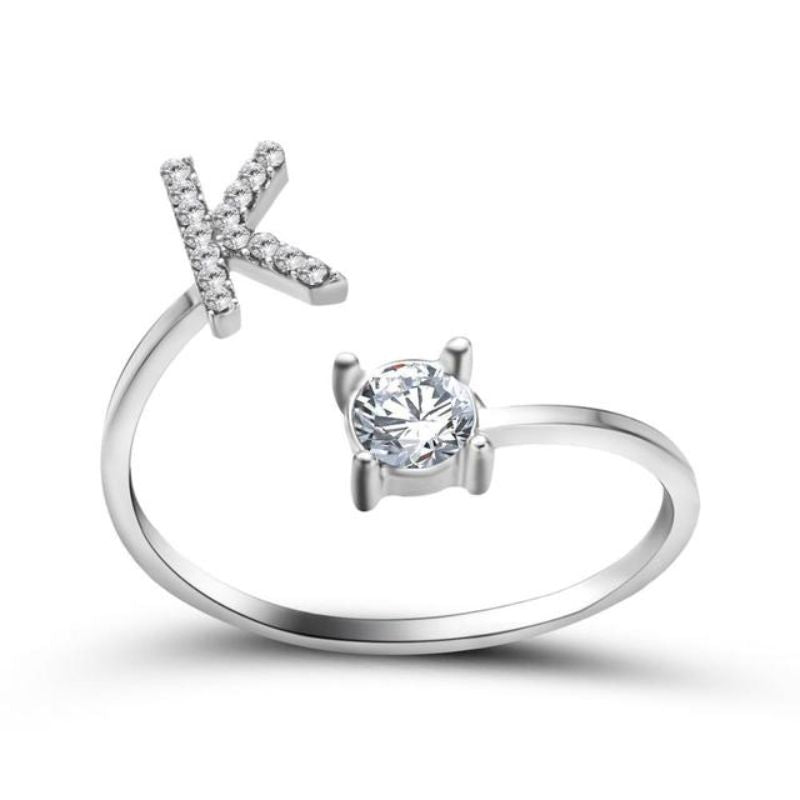 Our Rose Éternelle avec Bague Initiale