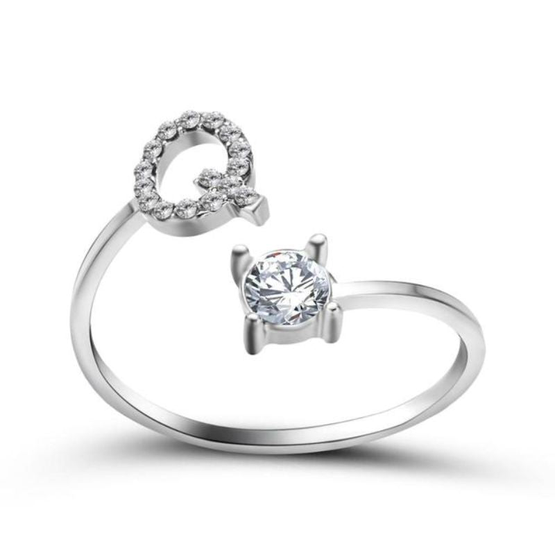 Our Rose Éternelle avec Bague Initiale