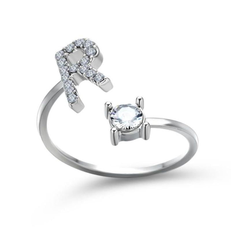 Our Rose Éternelle avec Bague Initiale