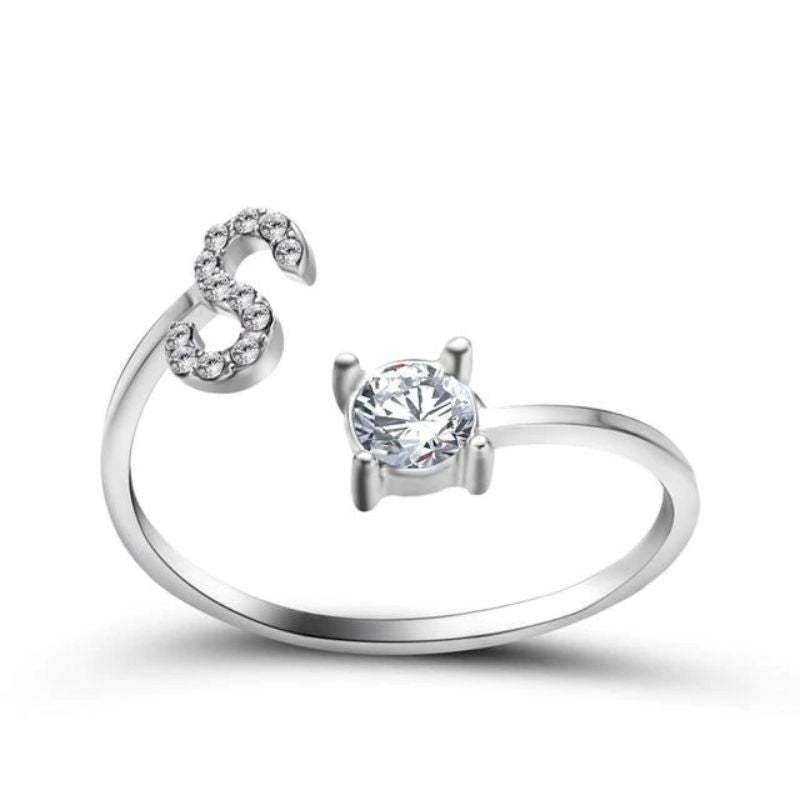 Our Rose Éternelle avec Bague Initiale