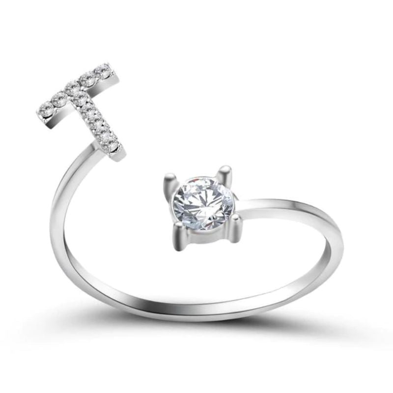 Our Rose Éternelle avec Bague Initiale