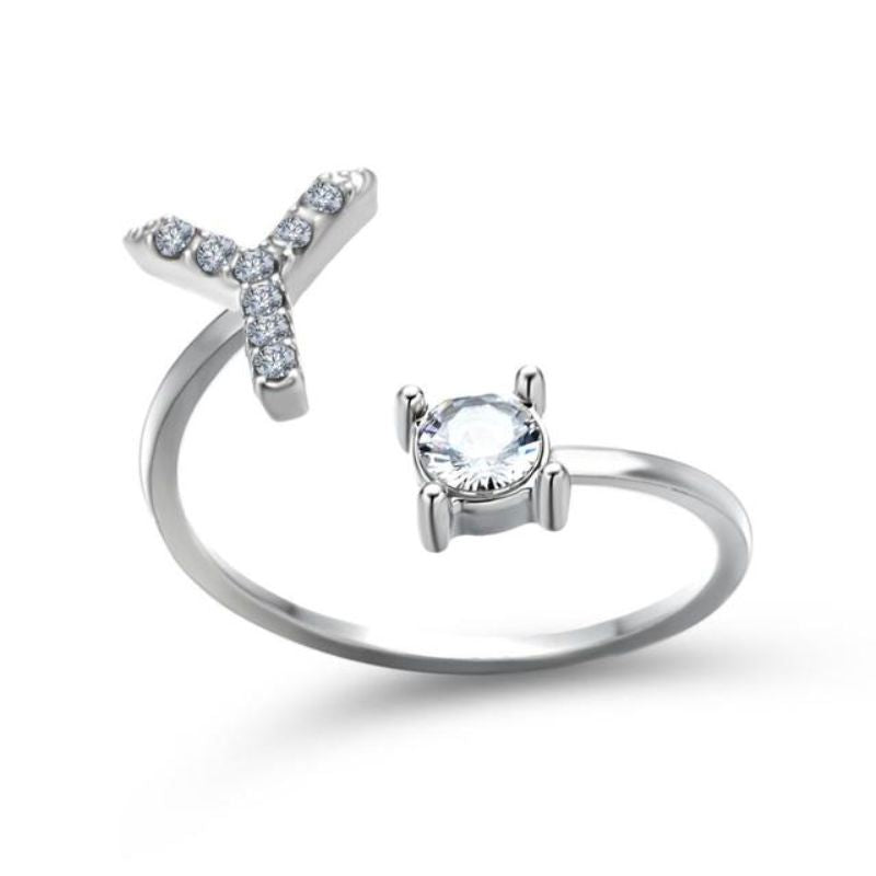 Our Rose Éternelle avec Bague Initiale