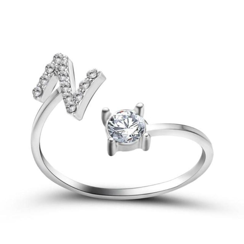 Our Rose Éternelle avec Bague Initiale