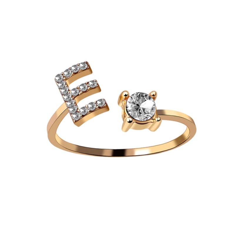 Our Rose Éternelle avec Bague Initiale