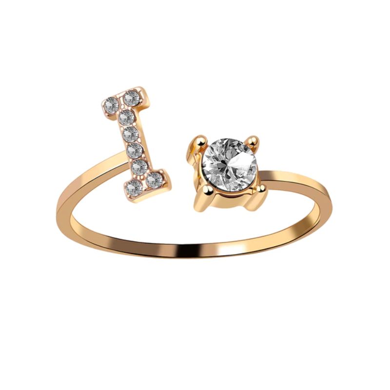 Our Rose Éternelle avec Bague Initiale