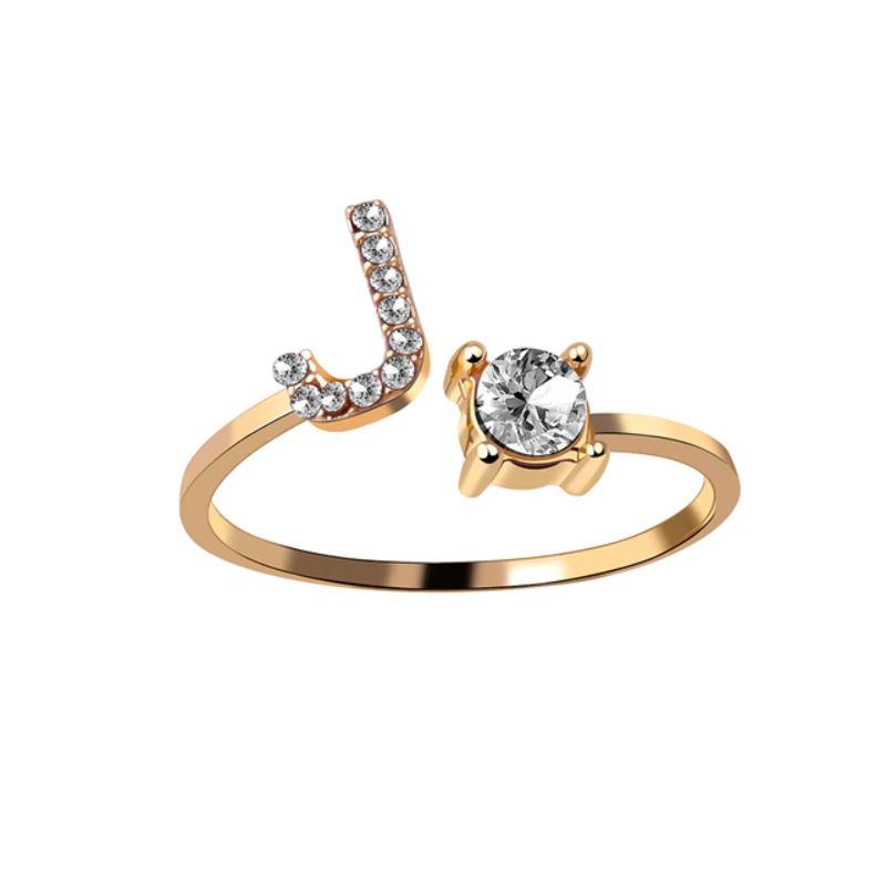 Our Rose Éternelle avec Bague Initiale