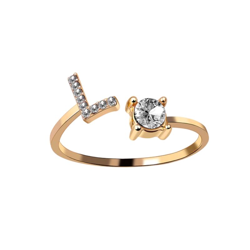 Our Rose Éternelle avec Bague Initiale