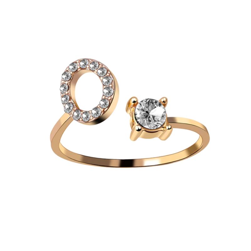 Our Rose Éternelle avec Bague Initiale