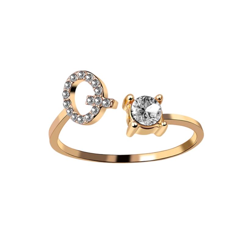 Our Rose Éternelle avec Bague Initiale