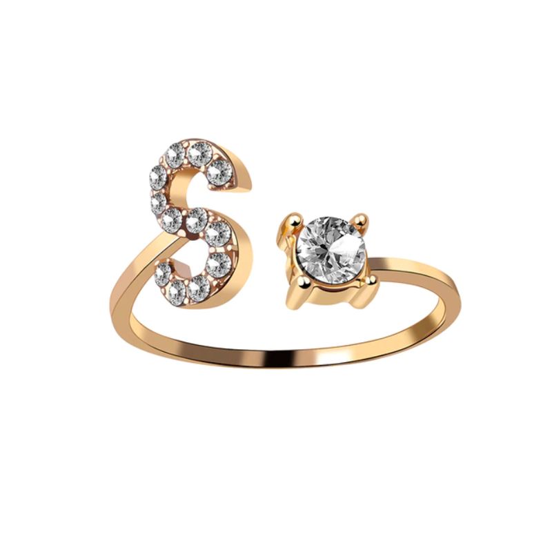 Our Rose Éternelle avec Bague Initiale