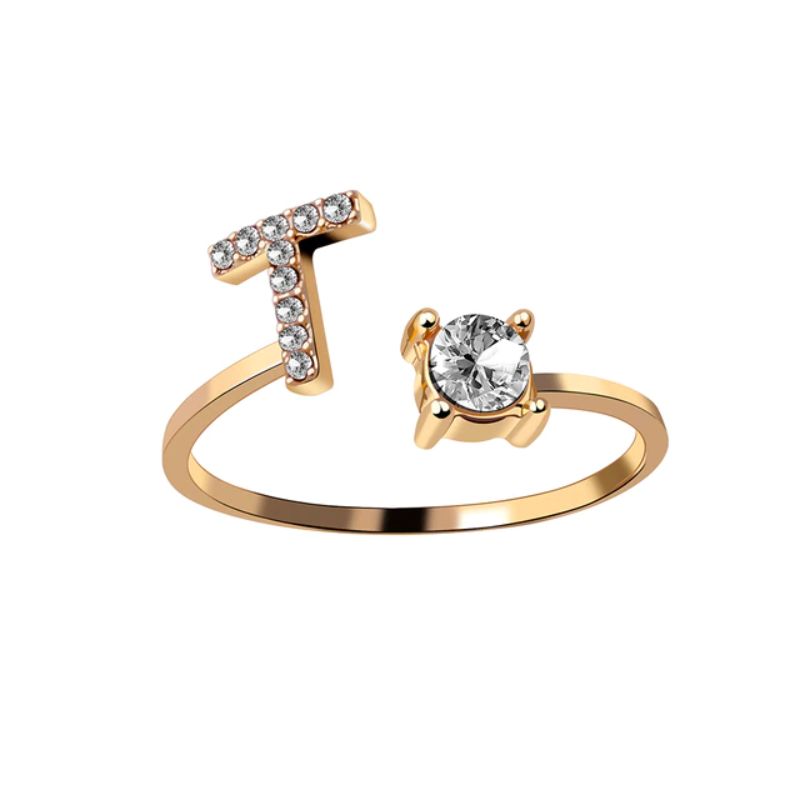 Our Rose Éternelle avec Bague Initiale