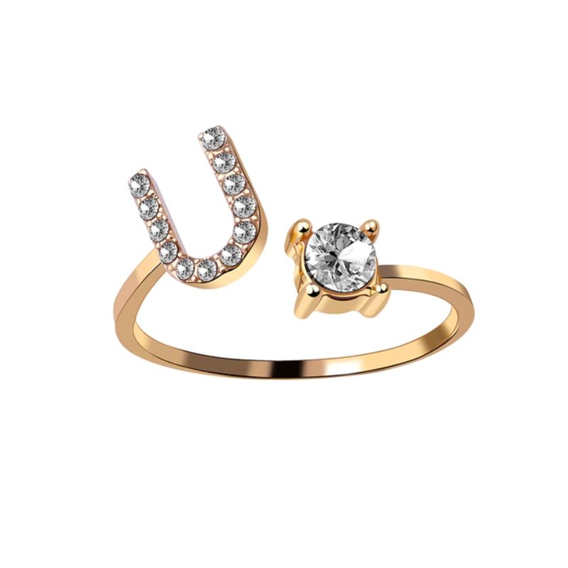 Our Rose Éternelle avec Bague Initiale