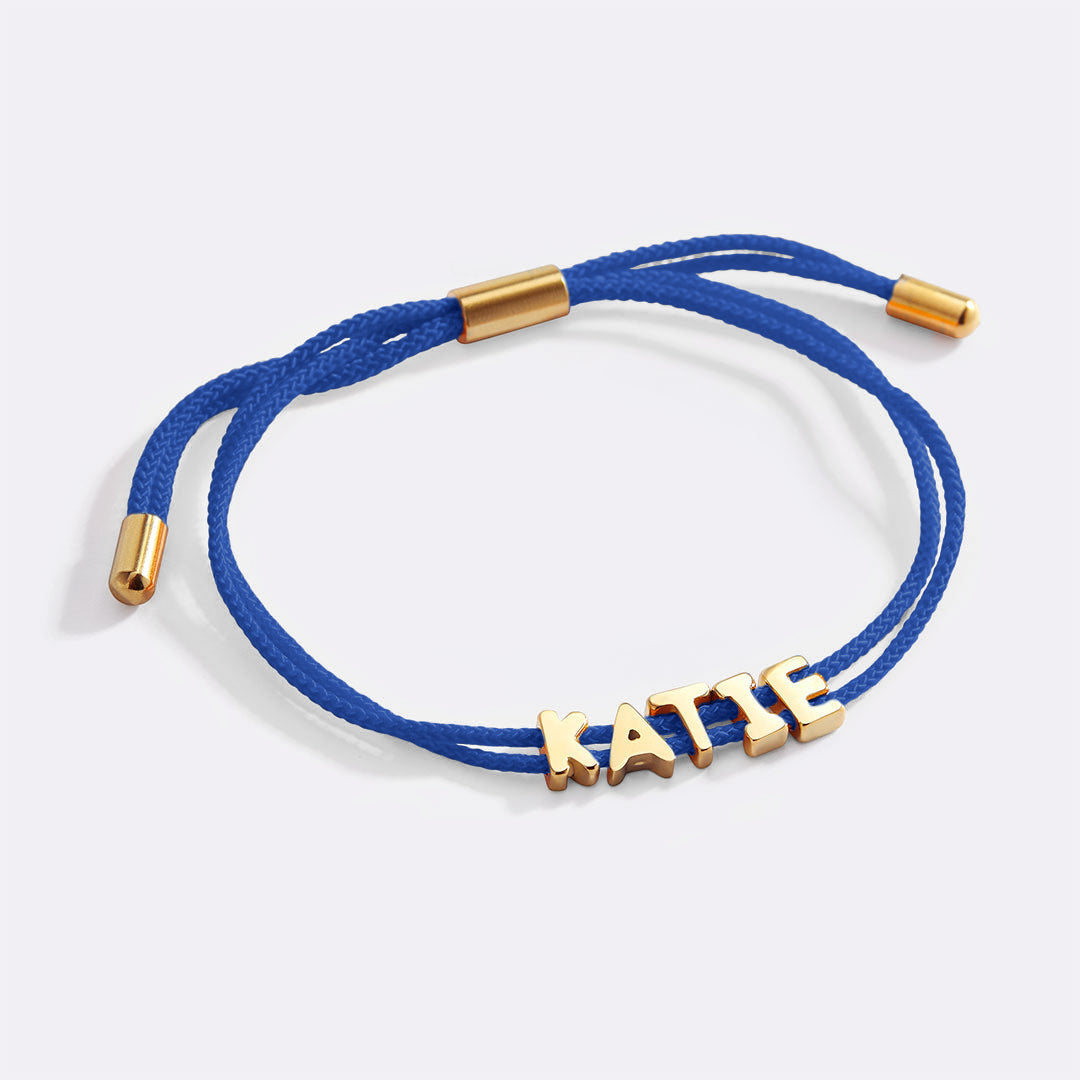 Braccialetto personalizzato con nome regolabile