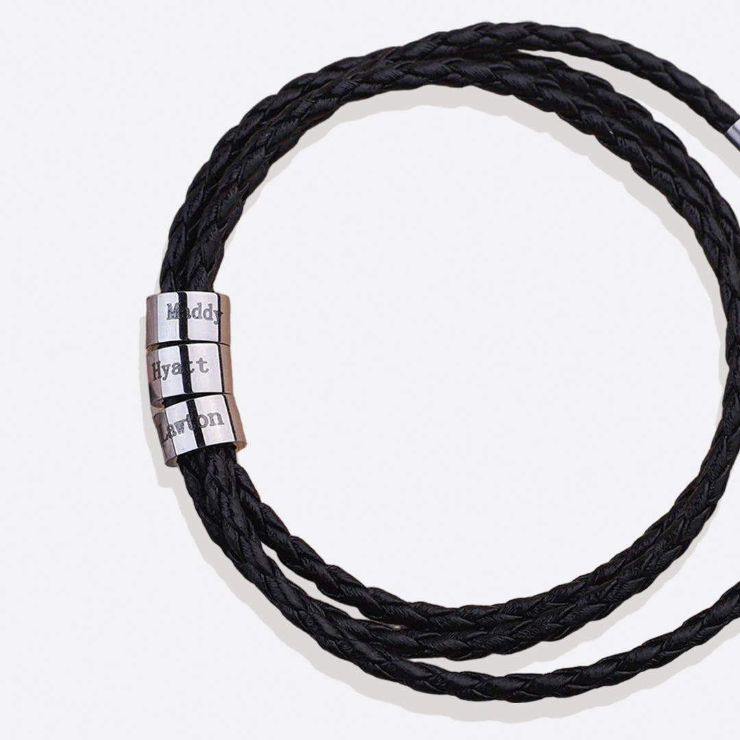 Custom account bracelet