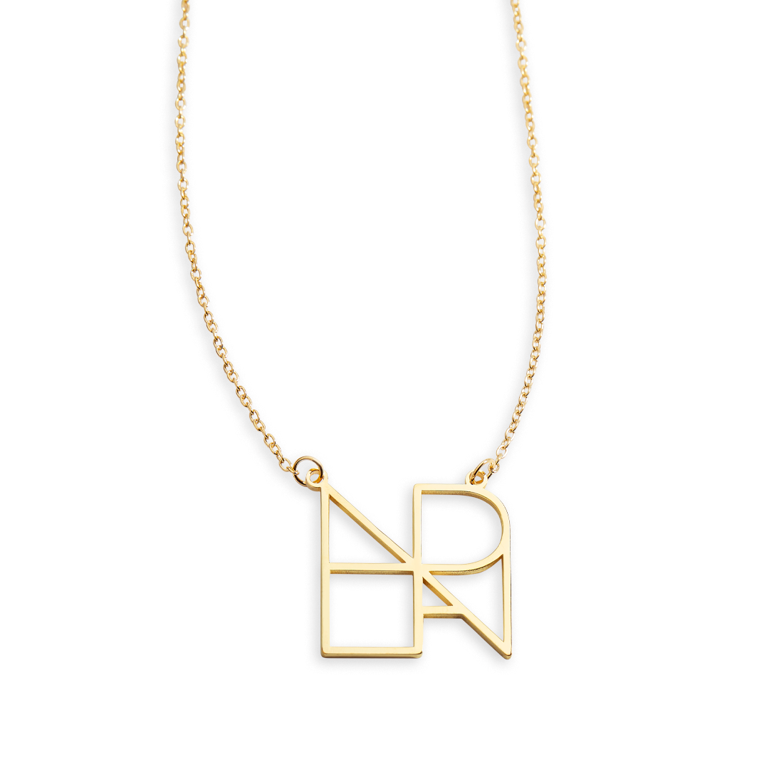 Minimalist Monogram Name Necklace