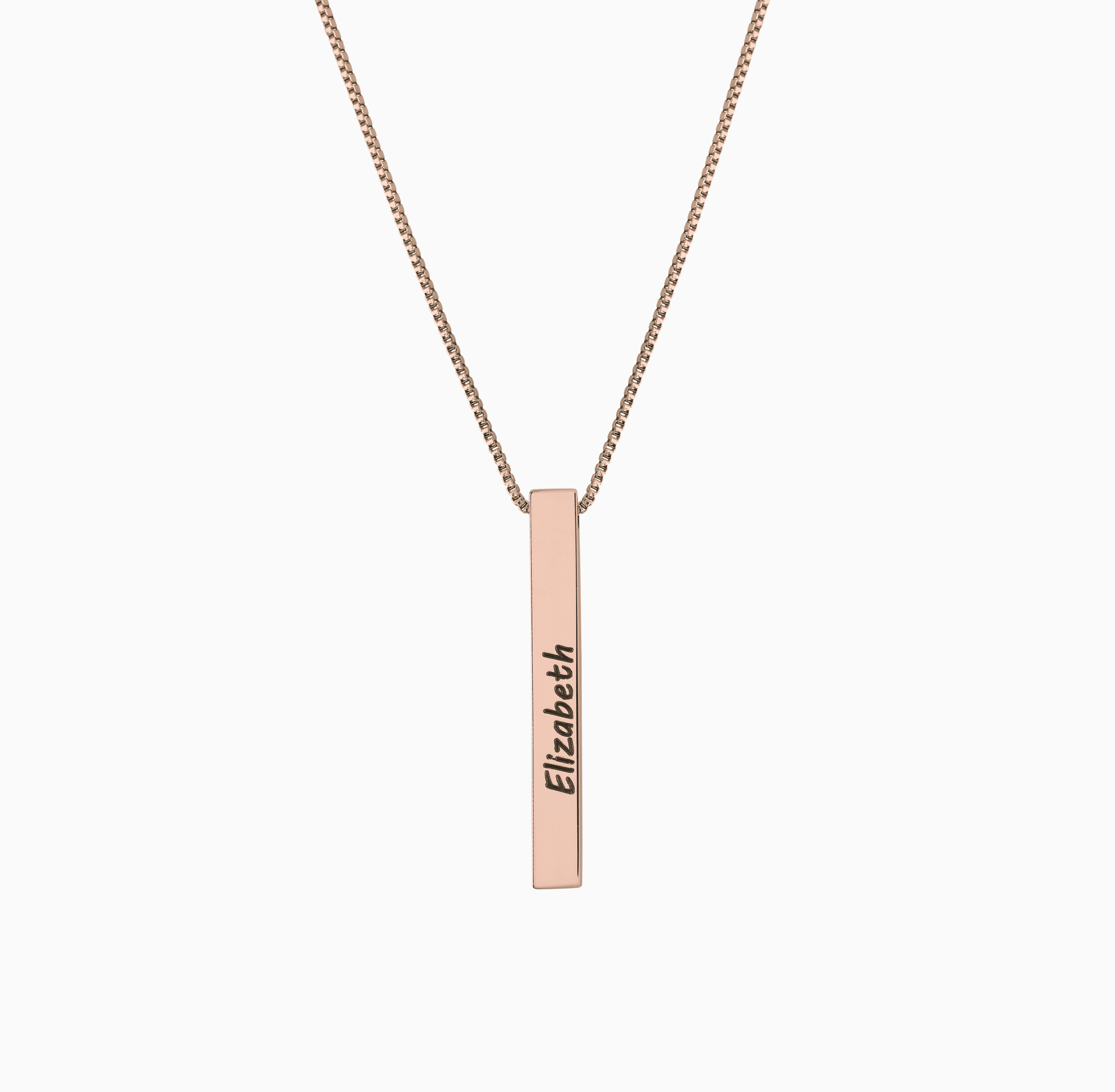 Necklace with pillar bar of musa