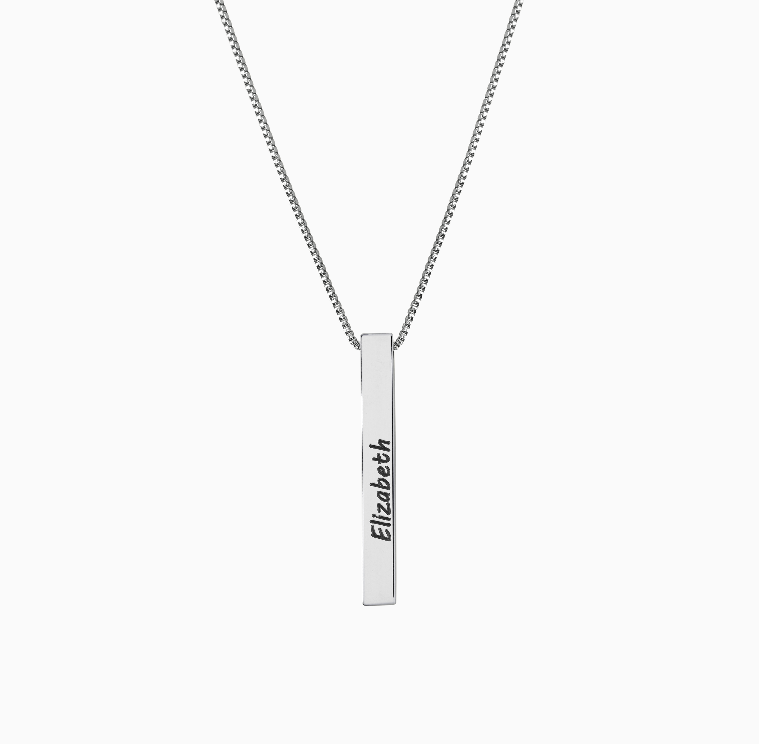 Necklace with pillar bar of musa