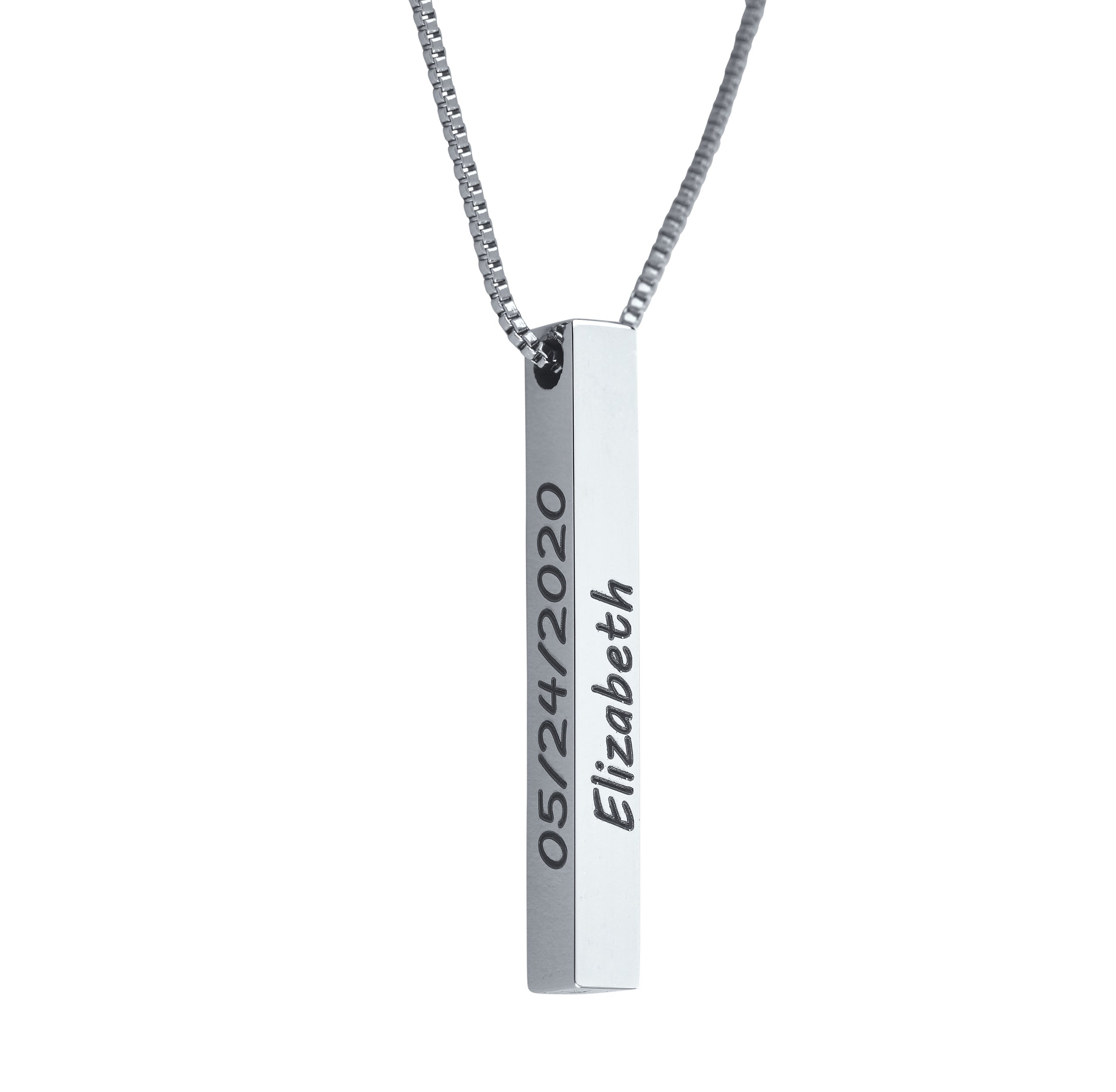 Necklace with pillar bar of musa