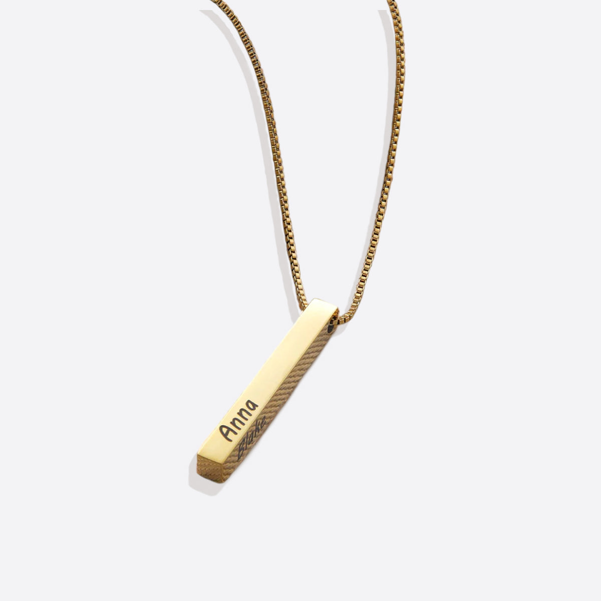Necklace with pillar bar of musa