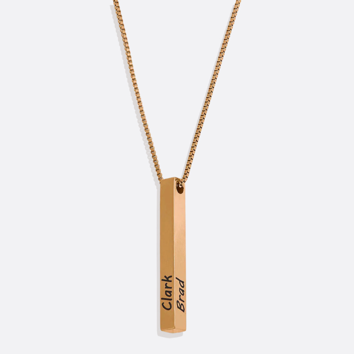 Necklace with pillar bar of musa