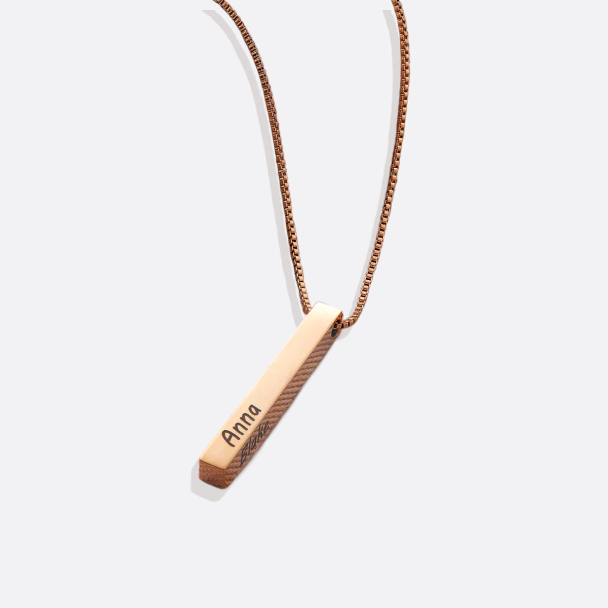 Necklace with pillar bar of musa