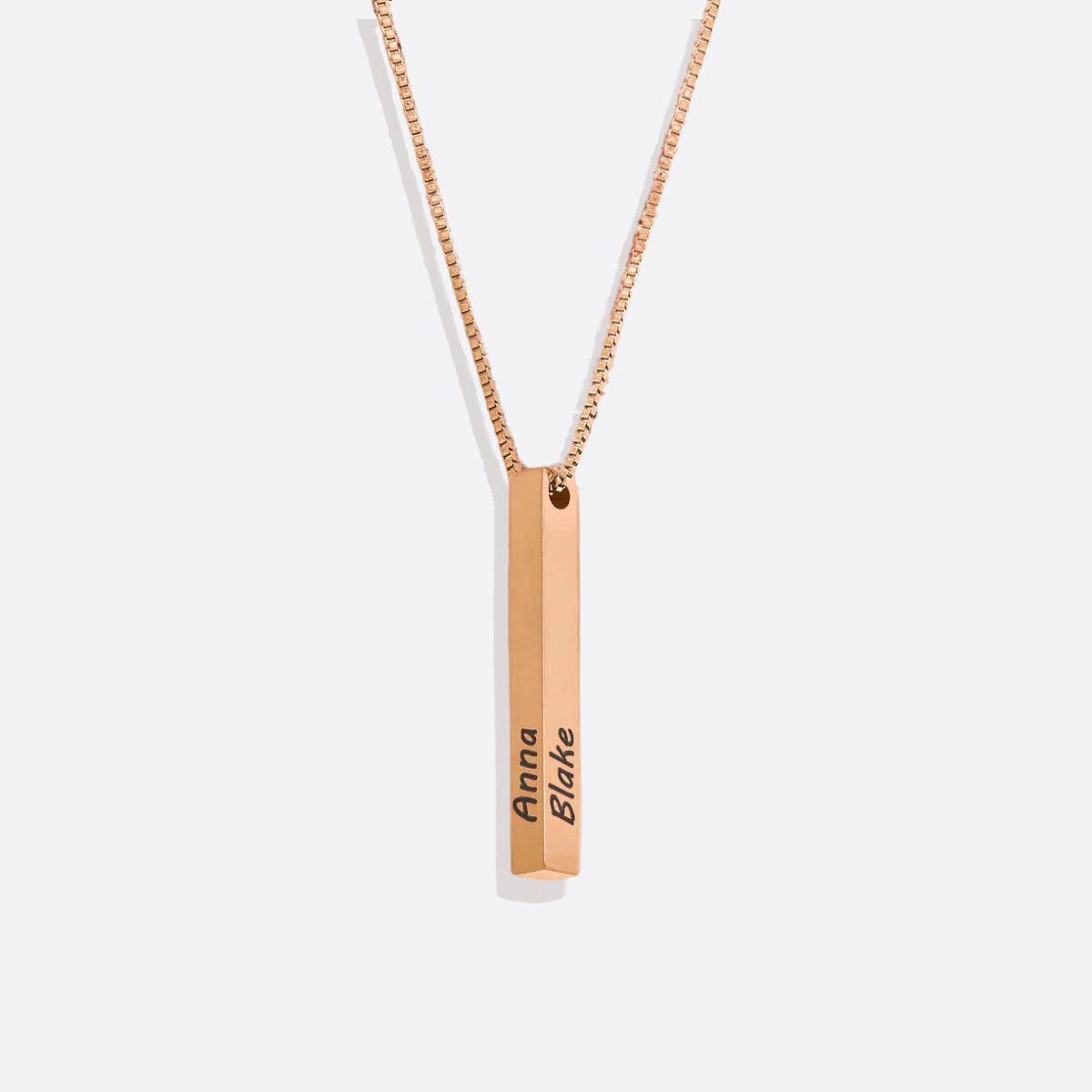 Necklace with pillar bar of musa