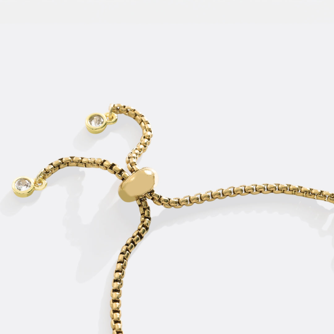 Clover enameled bracelet
