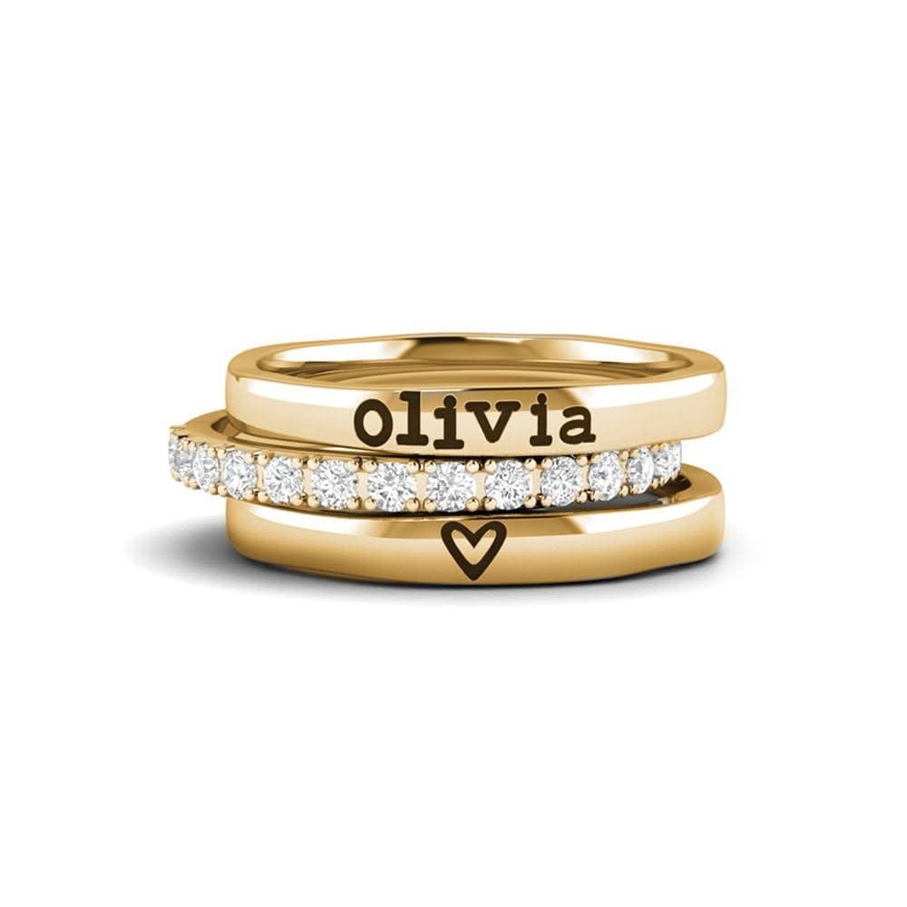 Anello under the name impilabili personalizzati