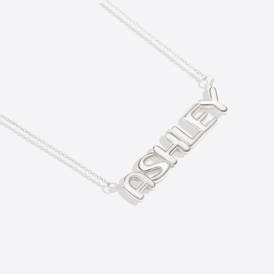 Name and balloon necklace