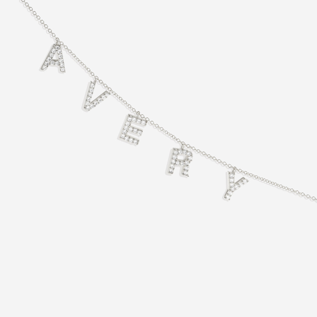 Block Letter Name Necklace