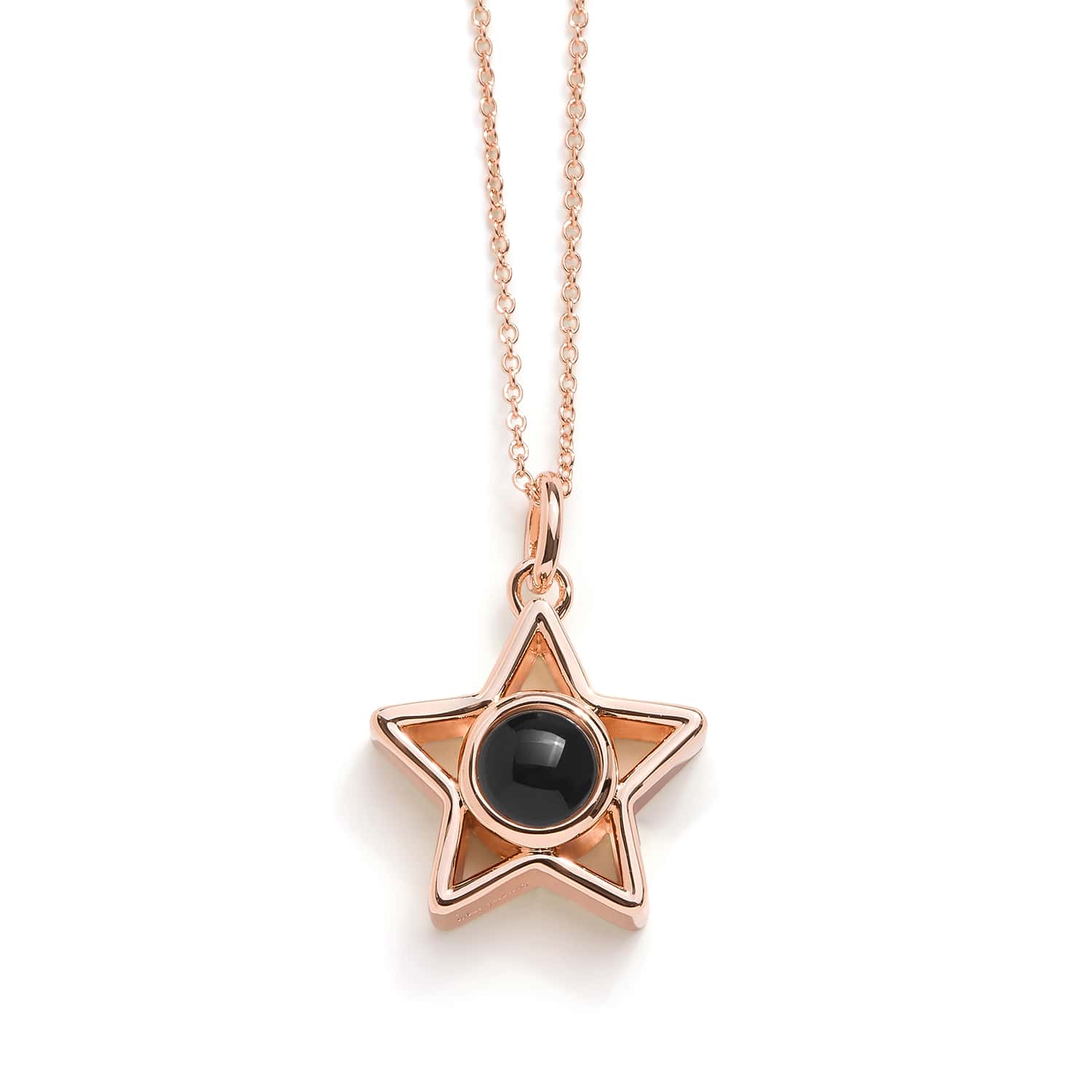 Personalized star necklace